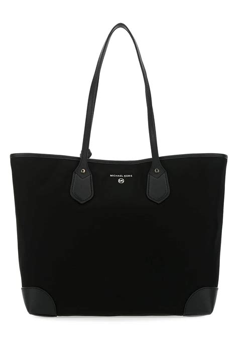 michael kors black nylon tote bag